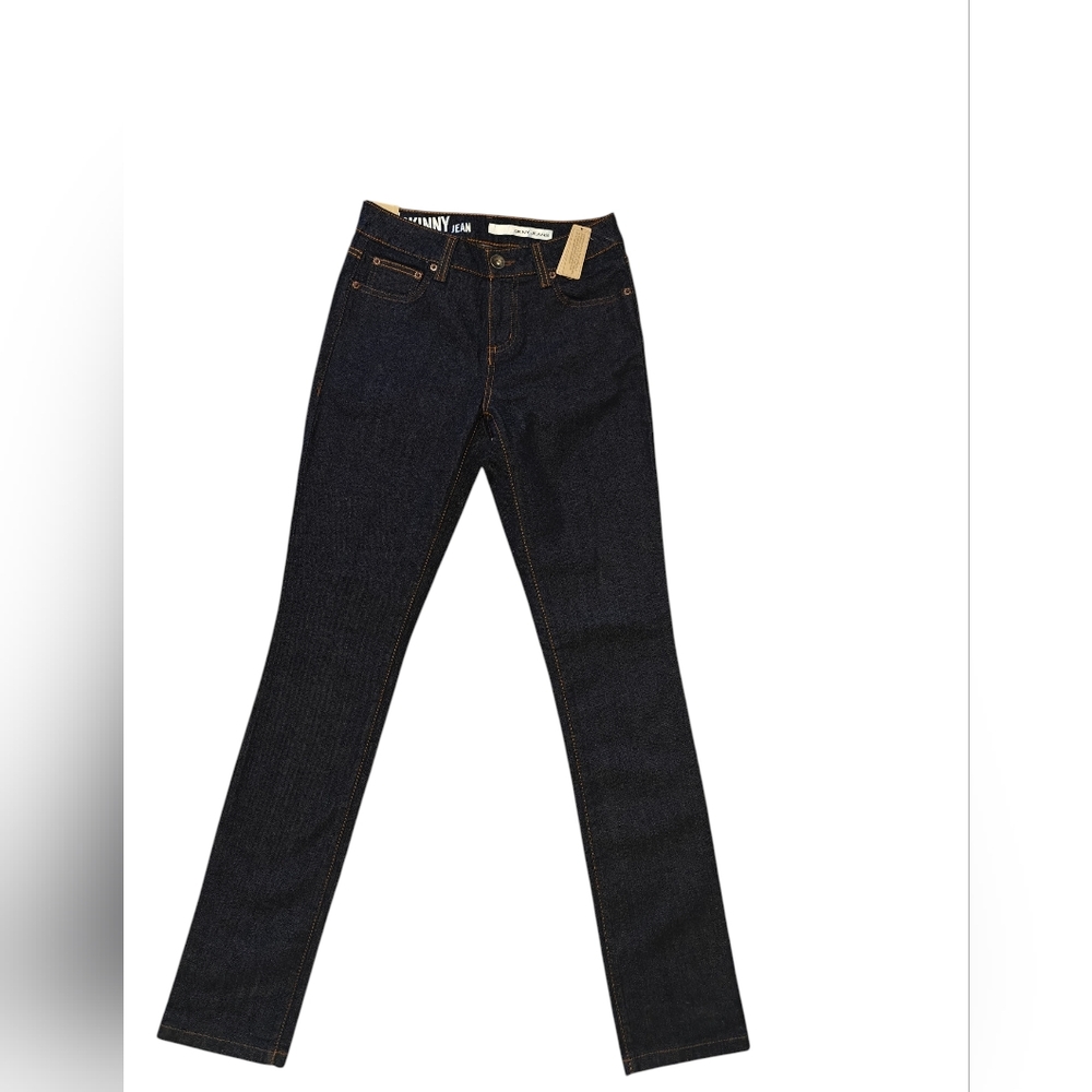 DKNY Jeans Women's Skinny Dark Blue Jeans Size 2R